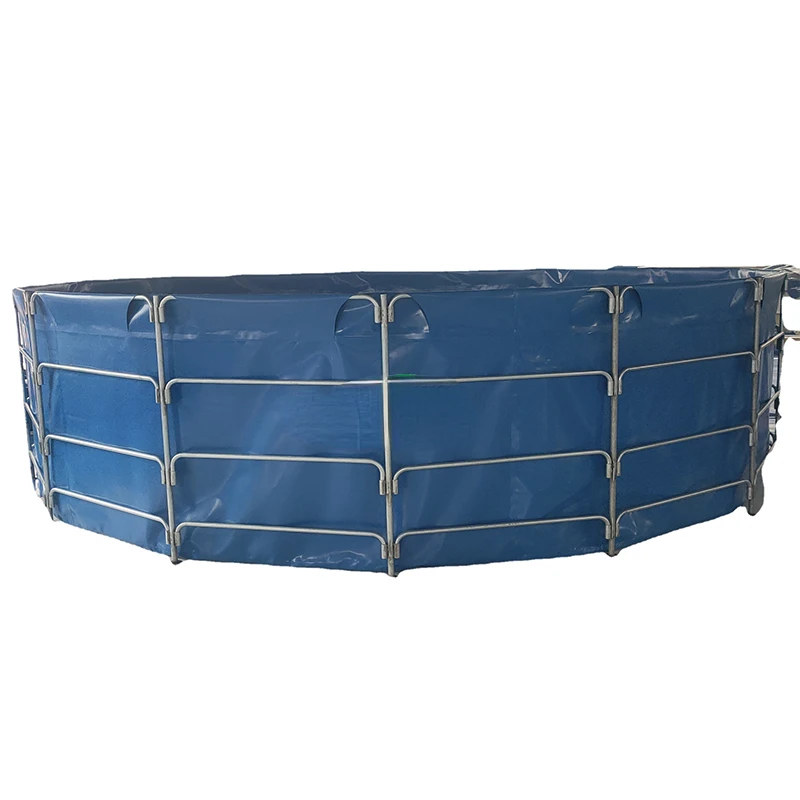 Wholesale Tarpaulin Pond Fish Tanks Outdoor Fish Farm Breeding Tank