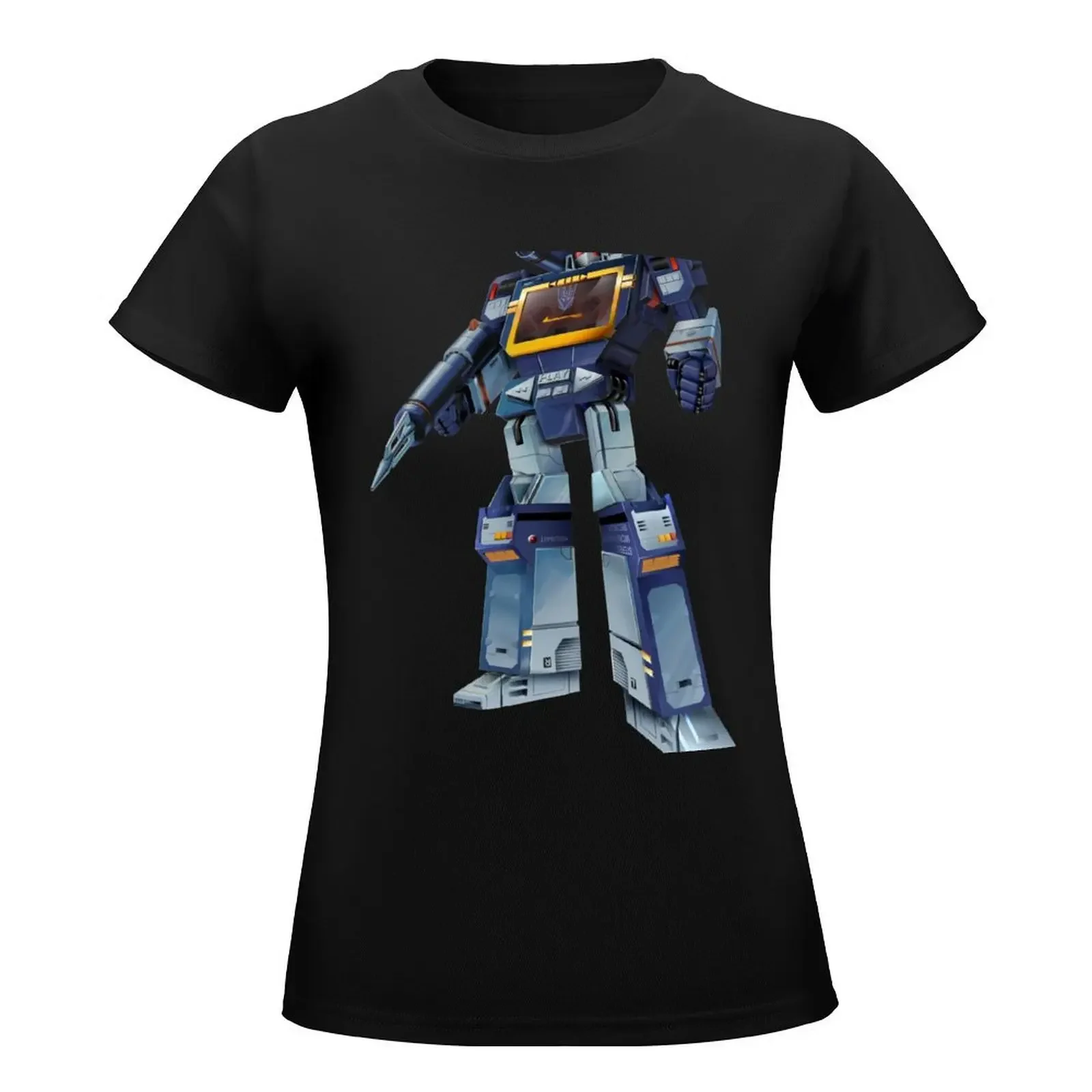 Masterpiece Soundwave (Transparent Background) Revised T-Shirt korean fashion cute tops womans clothing