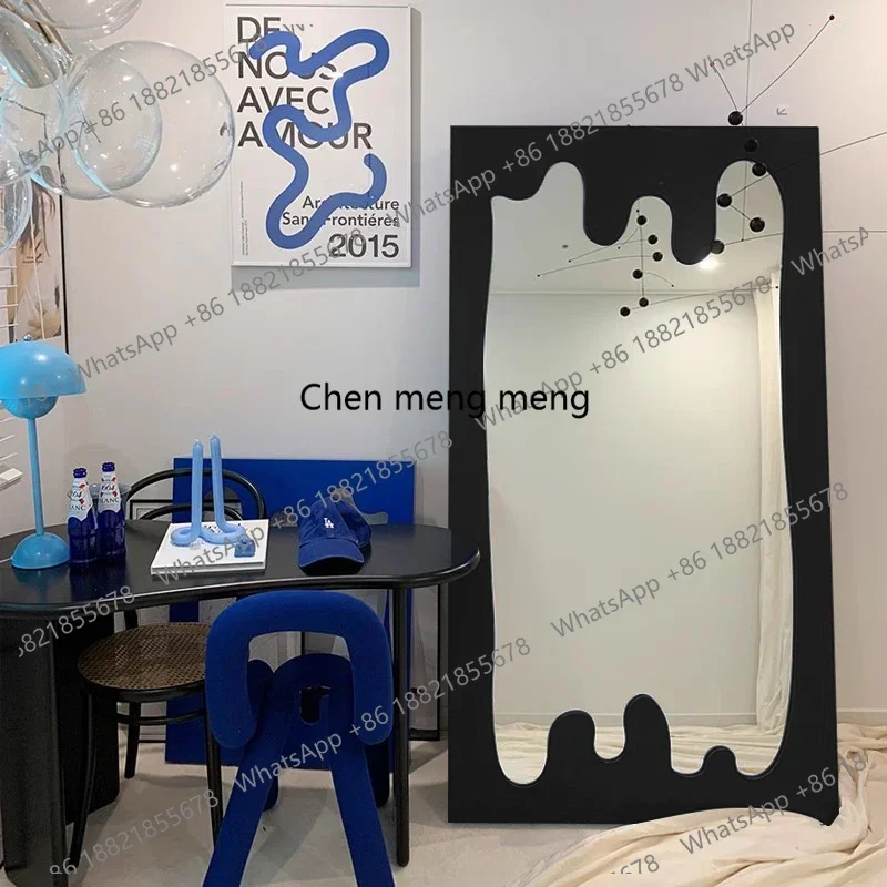 6239 Household fitting mirror Nordic floor mirror irregular creative wall-mounted full-length mirror