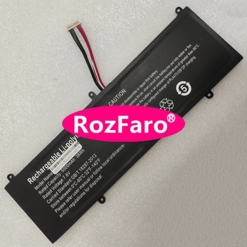

RozFaro NE14UA2 7.6V 38Wh 5000mAh Laptop Battery For Irbis BlizzardBook 14 14NBC0001 14NBC0002 Notebook
