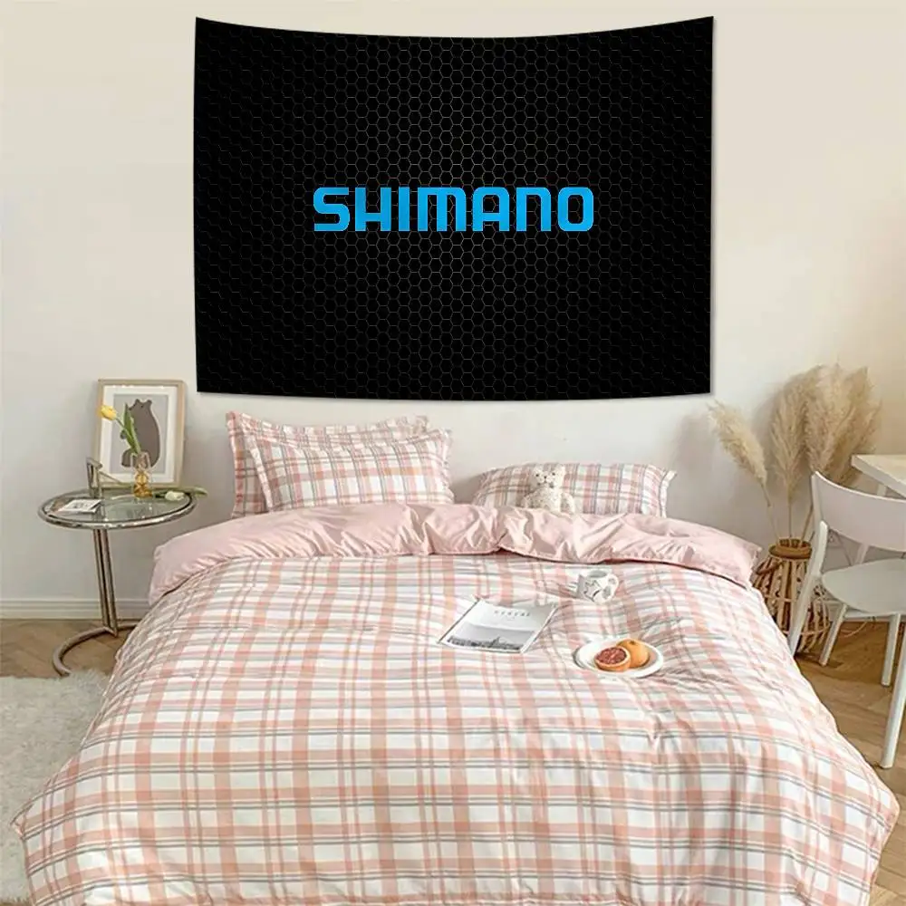 S-Shimano Cartoon Tapestry Art Science Fiction Room Home Decor Wall Hanging Home Decor