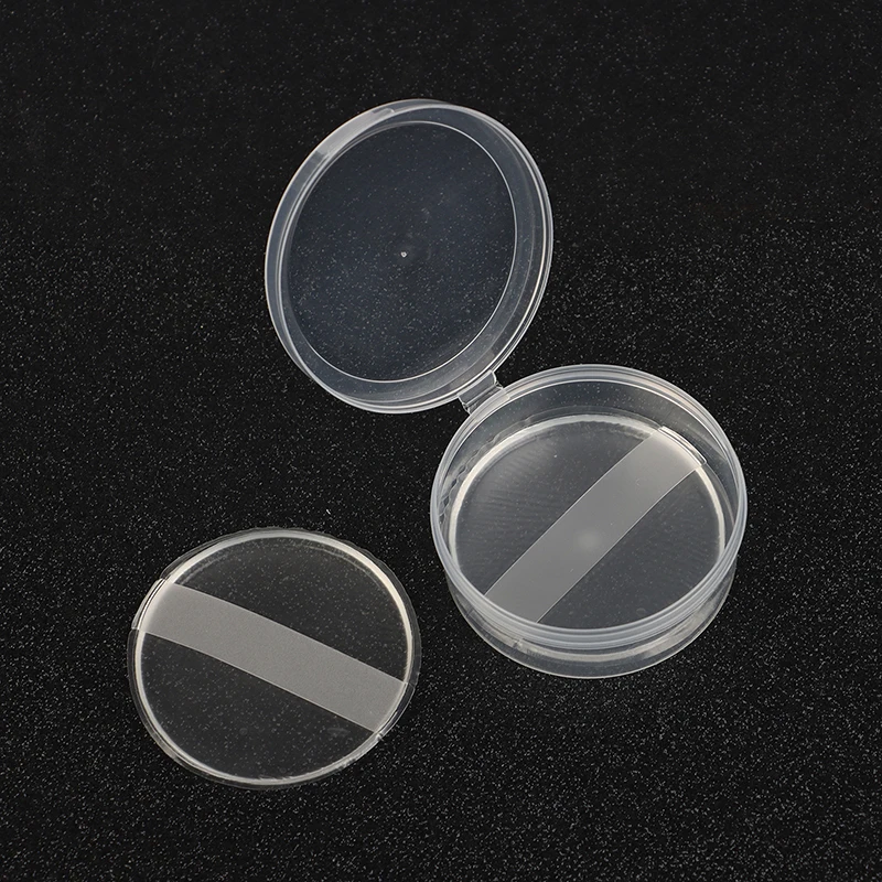 5.5 ซม.โปร่งใสซิลิโคนเจลแป้งพัฟสําหรับเครื่องสําอางค์ Foundation BB ครีมไม่มีแป้งเครื่องสําอางค์พัฟแต่งหน้าเครื่องมือ