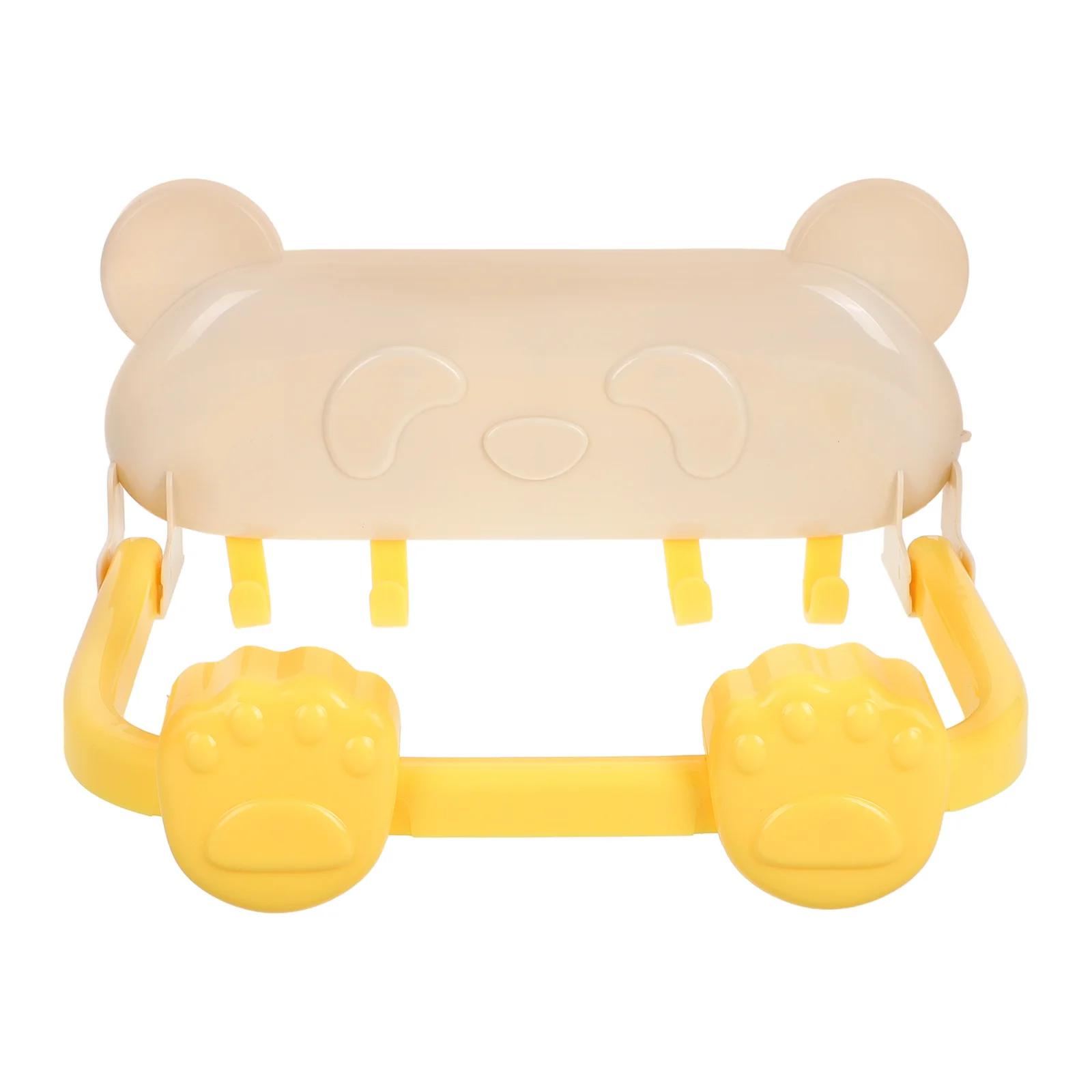 

1pcs Collapsible Basin Stand Foldable Bathroom Wall Decor Shower Shelves Organizer Rack Suction Cups ABS Material No Drilling