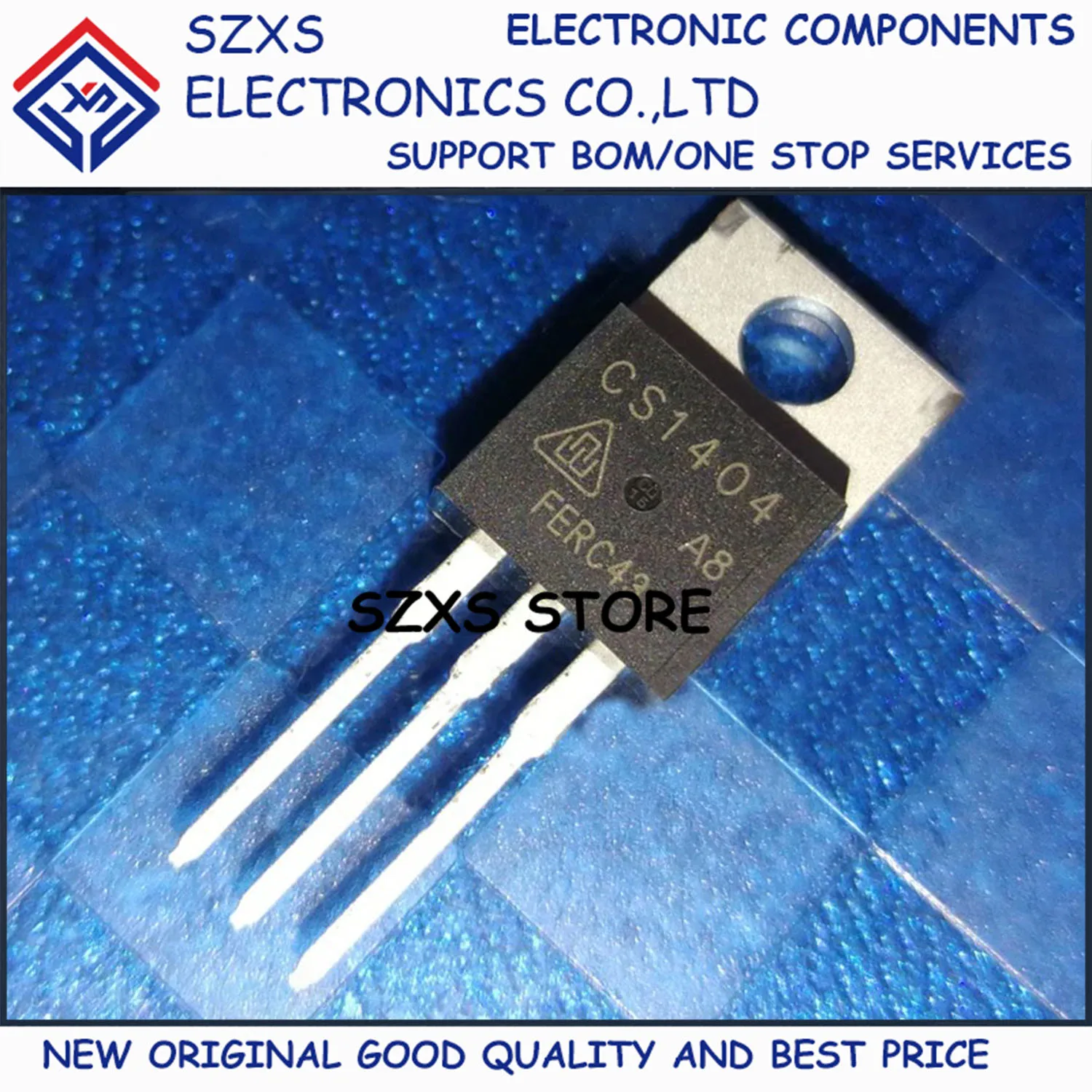 

New Original 10Pcs CS1404 CS1404A8 TO-220 162A 40V MOSFET Field Effect Transistor In Stock Electronic Components Good Quality