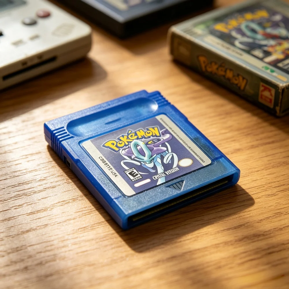 HOT 7 Styles USA English GBC Pokemon Cartridge Bundle Red/Blue/Crystal/Gold/Silver/Yellow/Green Card Pokemon Game Card