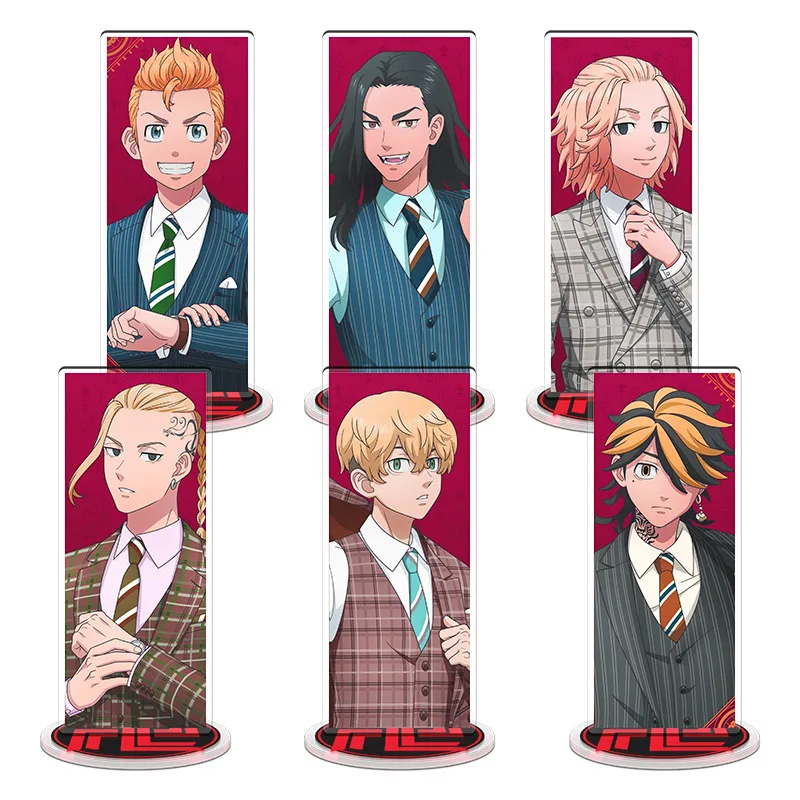 

Tokyo Avengers Anime Acrylic Ornaments Set - Manjiro & Ryuguji Ken Comic Exhibition Figurines