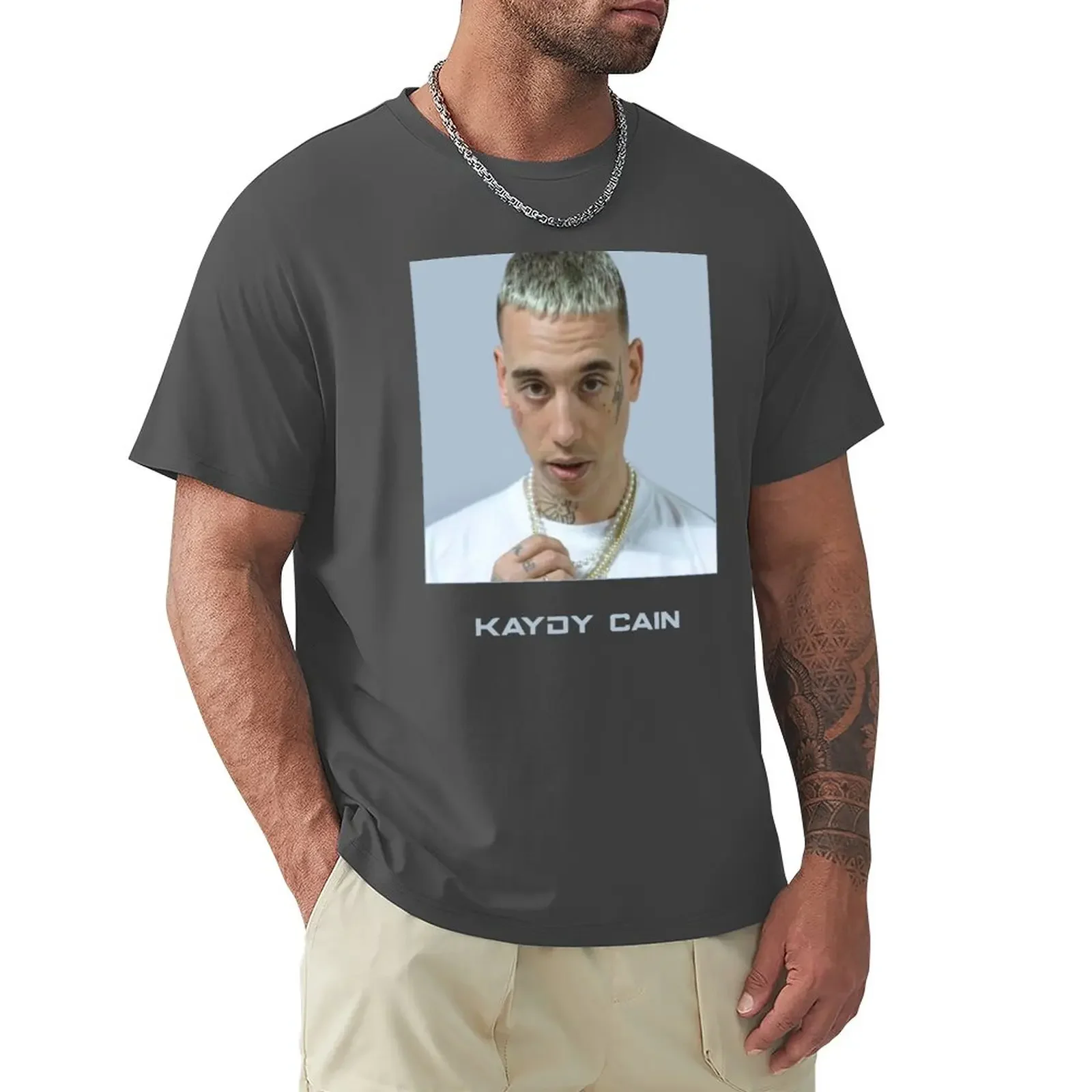 2024 Kaydy Cain T-Shirt hippie clothes mens clothing custom harajuku  vintage  oversized t shirt  streetwear  graphic t shirts