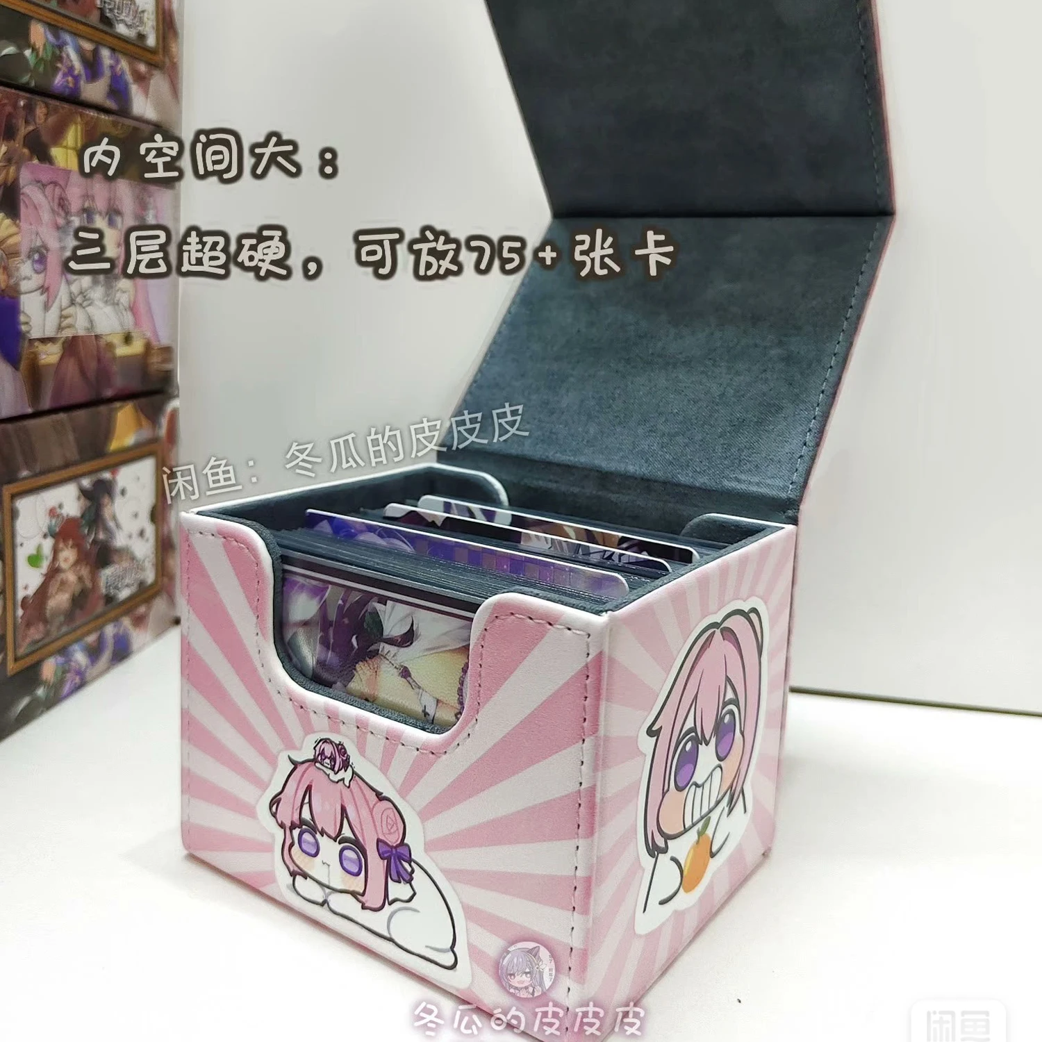 لتقوم بها بنفسك قصة آلهة ذاتية الصنع دوروثي صندوق تخزين بطاقات لطيف دوروس مجموعة جلدية بطاقة صندوق حماية لعبة هدية بطاقة أنيمي