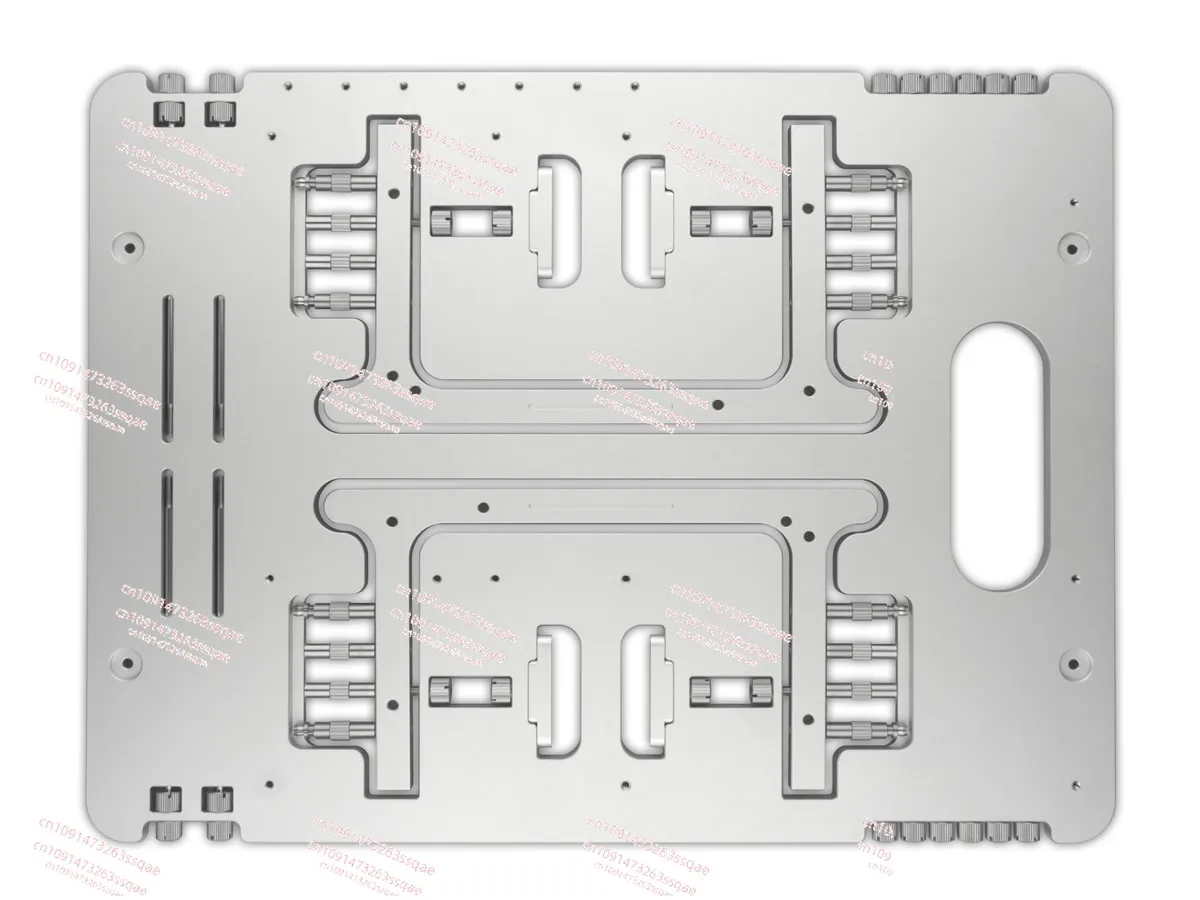 All Aluminum Magnesium Alloy Open Computer Testing Platform Supports Water Cooling