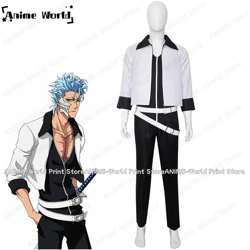 

《Custom Size》Thousand-Year Blood War Espada Jaegerjaquez Cosplay Costume Anime Grimmjow TYBW Outfits;2'd,5.h;