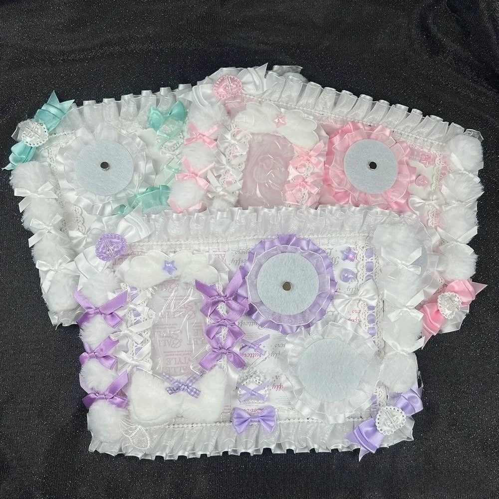 Lollipop Shaped Ita Bag Pin Badge Organizer Decorative Display Handheld Badge Protective Cover Cartoon Badge Display Board