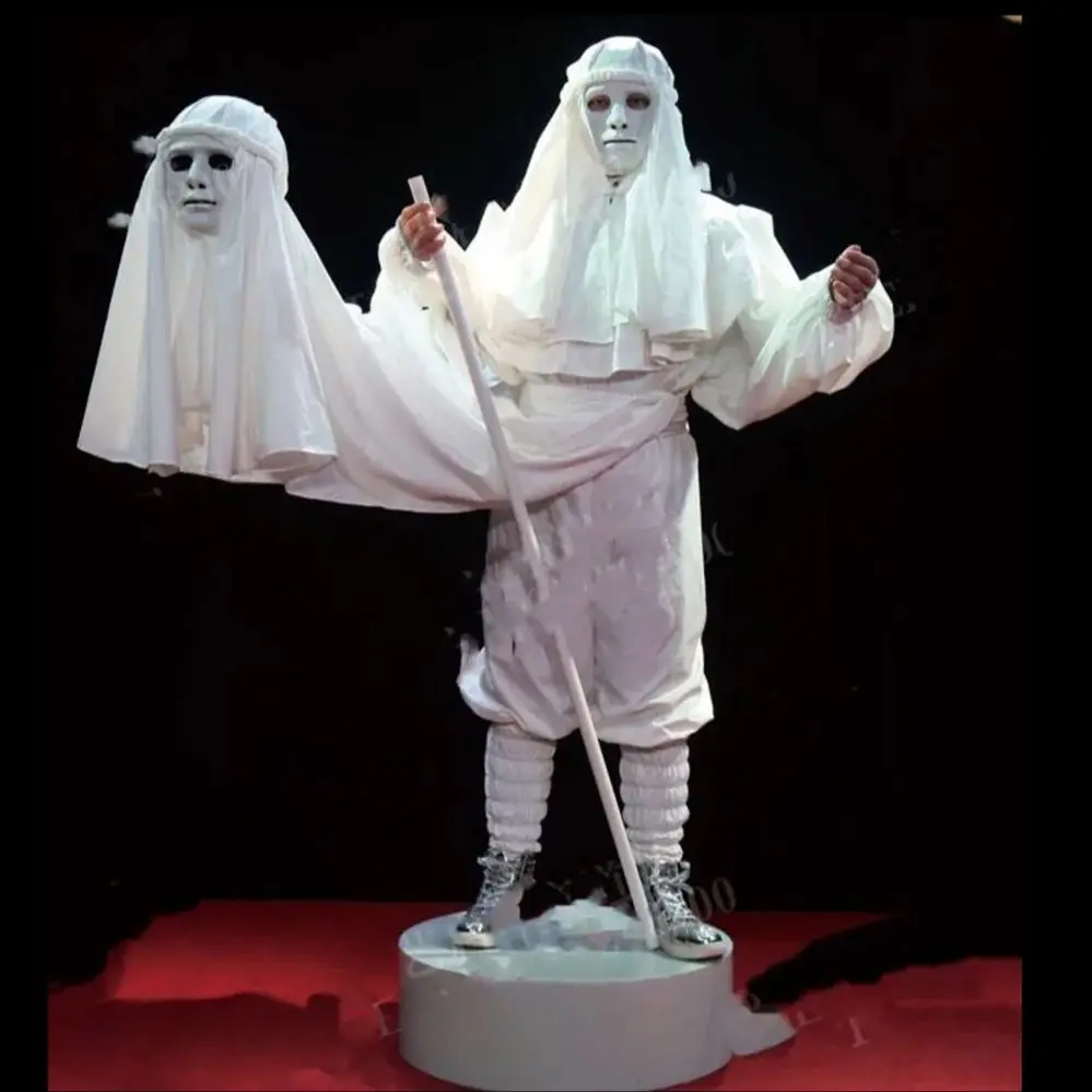 

Double 2 Head Costume for Stage Performance, Halloween Suit, Nightclub Dance Dress, Cute Interesting Stage Prop, Show Clothing