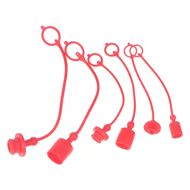 

1 пара гидравлических быстроразъемных соединений, мужской пылезащитный колпачок и женская заглушка, полиэтиленовый резиновый гидравлический быстрый соединитель, мужской пылезащитный чехол