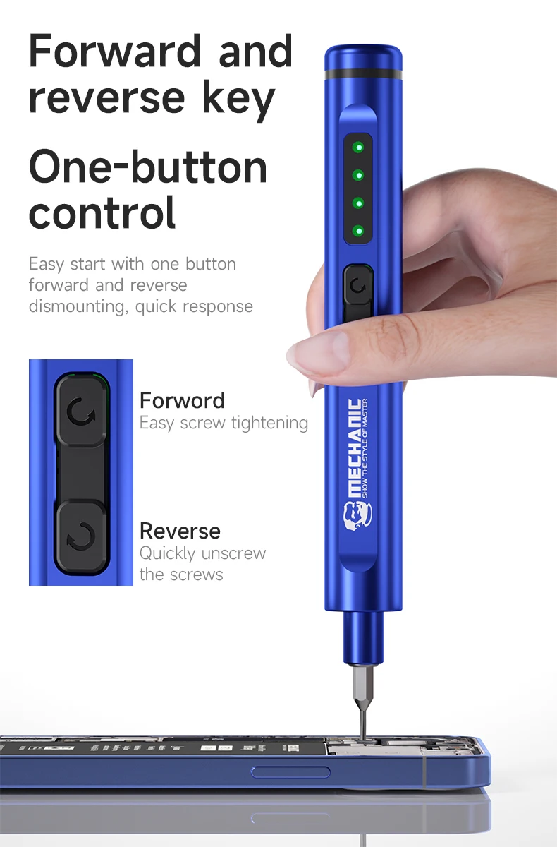 【MECHANIC】 48 in 1 ES480 Electric Multifunctional Precision Screwdriver Set For Mobile Phone Pc Camera Disassembly Repair tools