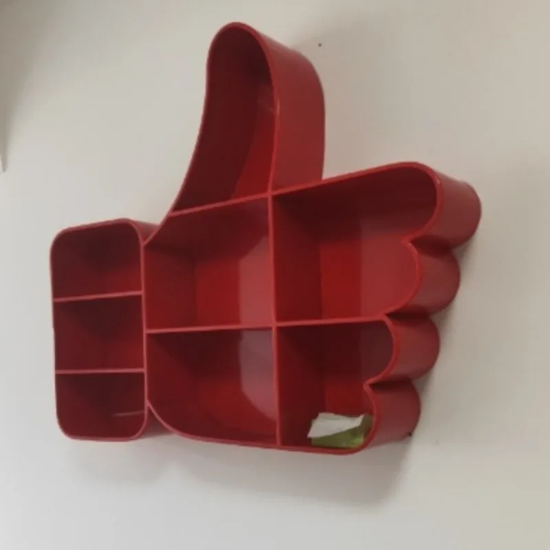 Thumb-shaped bookshelf Personalized art Children's indoor wall-mounted storage rack School wall-mounted display