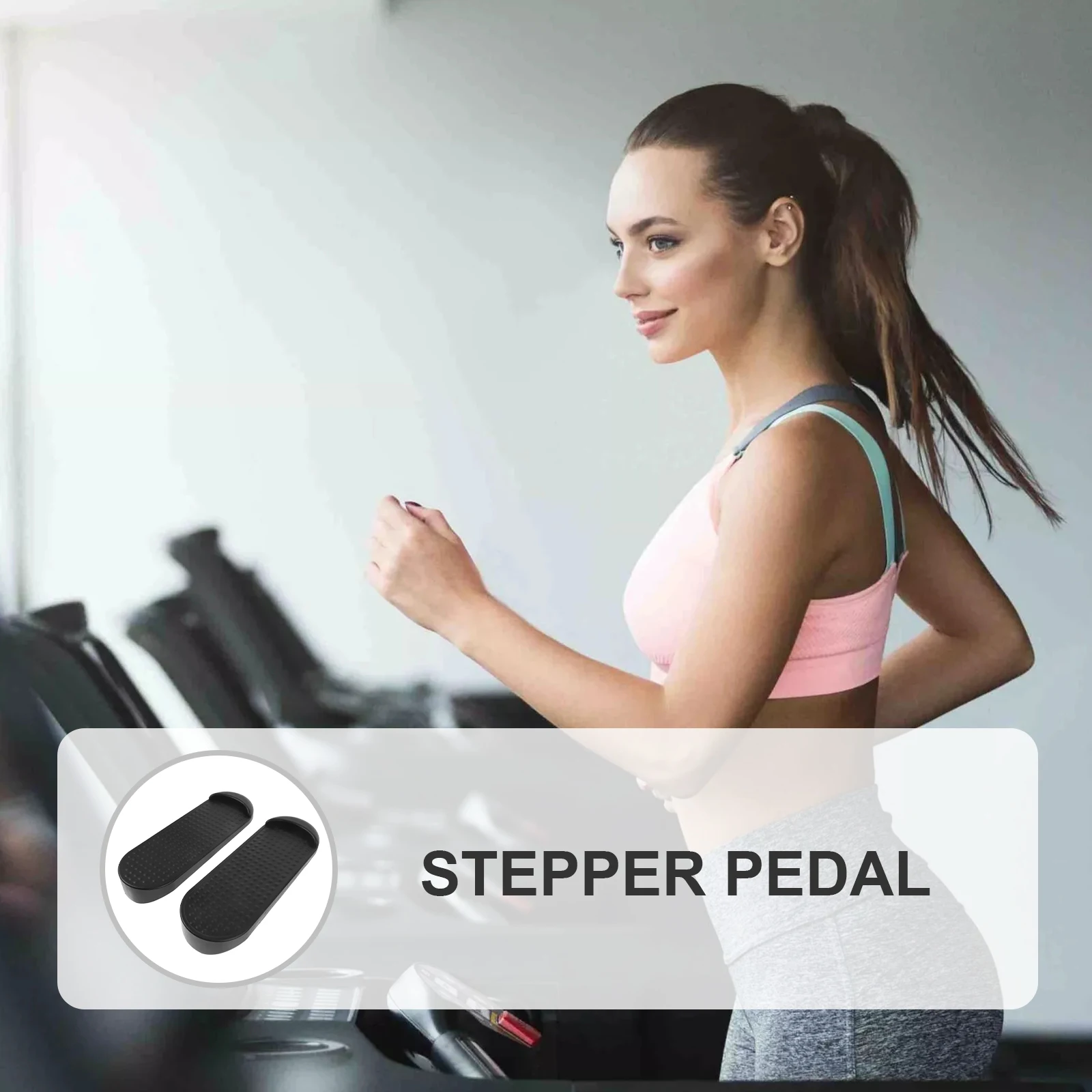 Reemplazo de Pedal paso a paso, estribo antideslizante duradero para ejercicio en casa, equipo de Fitness portátil para interiores, accesorio de Pedal