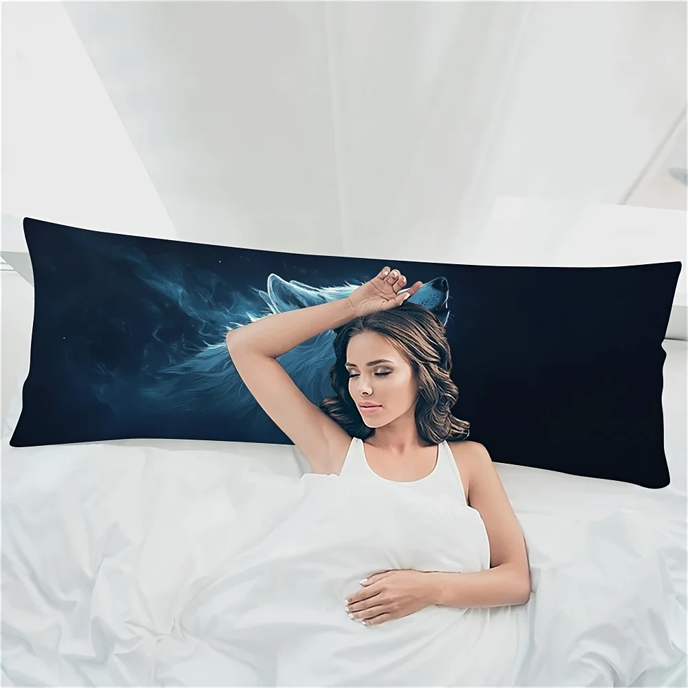 Ultra-soft Long Pillowcase, Made of High-quality Microfiber for a Cloud-like Touch. Features a Hidden Zipper to Perfectly Protec