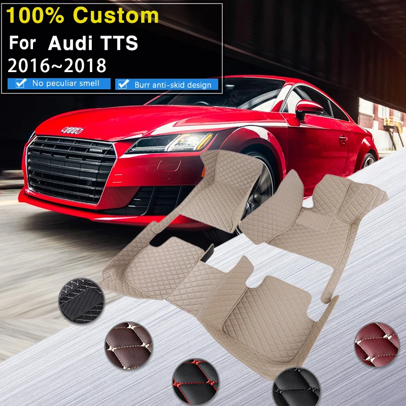 

Автомобильные коврики для AUDI TTS 2016 2017 2018, кожаный коврик, прочный коврик, автомобильные Нескользящие коврики, коврики, детали интерьера, авто...