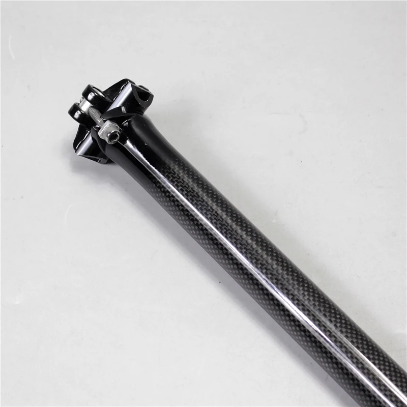 Carbon Fiber  Mountain Bike Seatpost Road Bicycle Seat Tube MTB Cycling  Parts New Ultralight 30.4 350mm 400mm 3K Glossy Matte