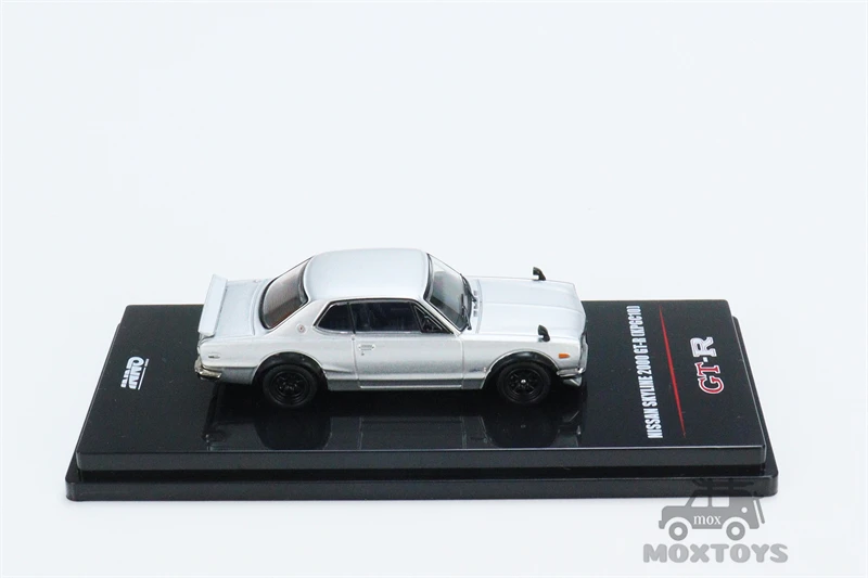 INNO 1:64 NISSAN SKYLINE 2000 GT-R (KPGC10) Silver Diecast Model Car