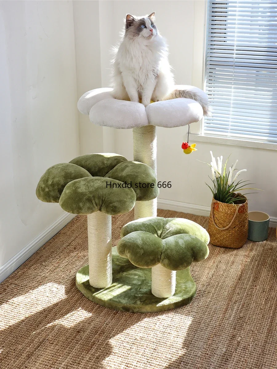 Cat tree integrated sisal puppet Maine fat cat large cat climbing