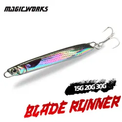 Magic Works New 2024 Fishing Metal Jig 15G 20G 30G Sea Fishing Lures Little Magic Jig Fishing Tackle Professional Fake Fish Jig