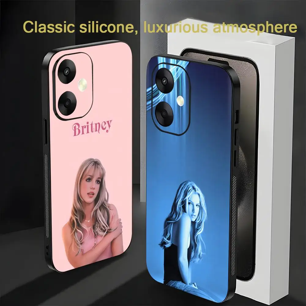 B-britney Spears PopularStar funda de teléfono para Xiaomi Redmi 14C 13C 12C Note14 13 12 11 10 Pro Plus S funda de teléfono negra suave