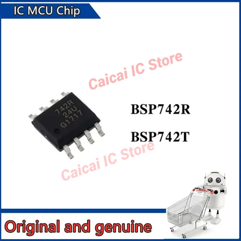 BSP742R BSP742T BSP742 BSP74 BSP7 742R 742T BSP IC Chip SOP-8 Intelligent power high-side switch  100% Brand New Original