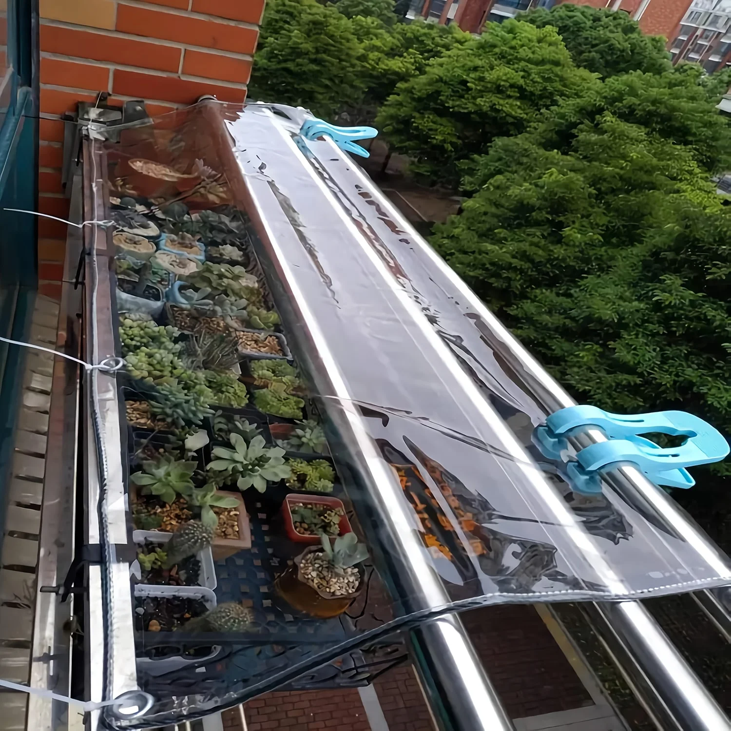 

Upgraded and Thickened Transparent Protective Cloth, Made of High-Density Material to Withstand Harsh Weather! Specifically Designed