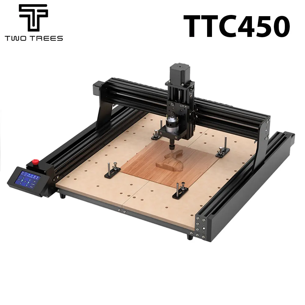 TWOTREES TTC450 CNC Router Wood Router Woodworking Machinery CNC Tools Milling Cutting Machine For Circuit Board Metal PCB PVC