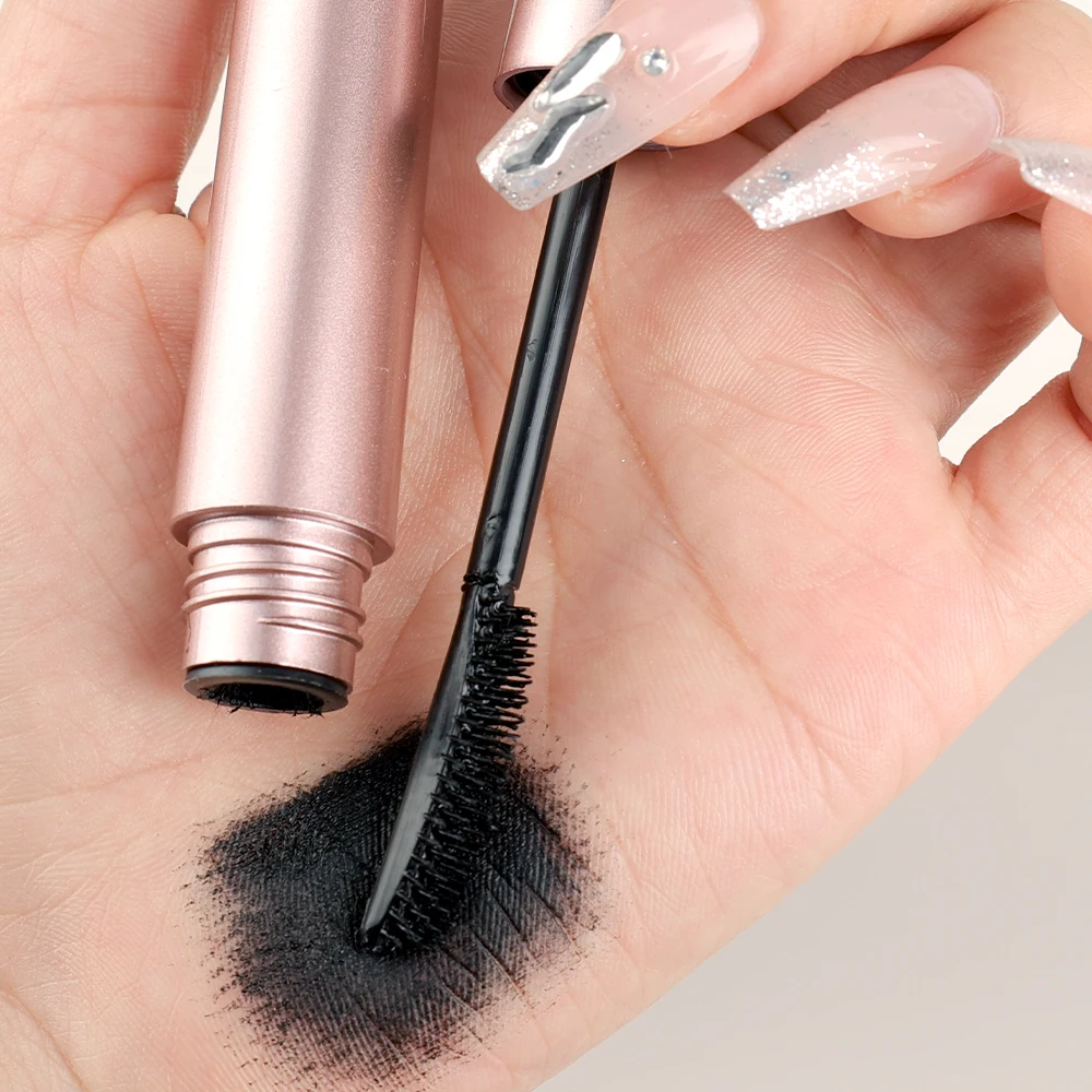 Lasting Mascara Matte Black Brown Waterproof Quick Drying Lengthening Eyelash Curled Mascara Lash Extension Women Korean Makeup