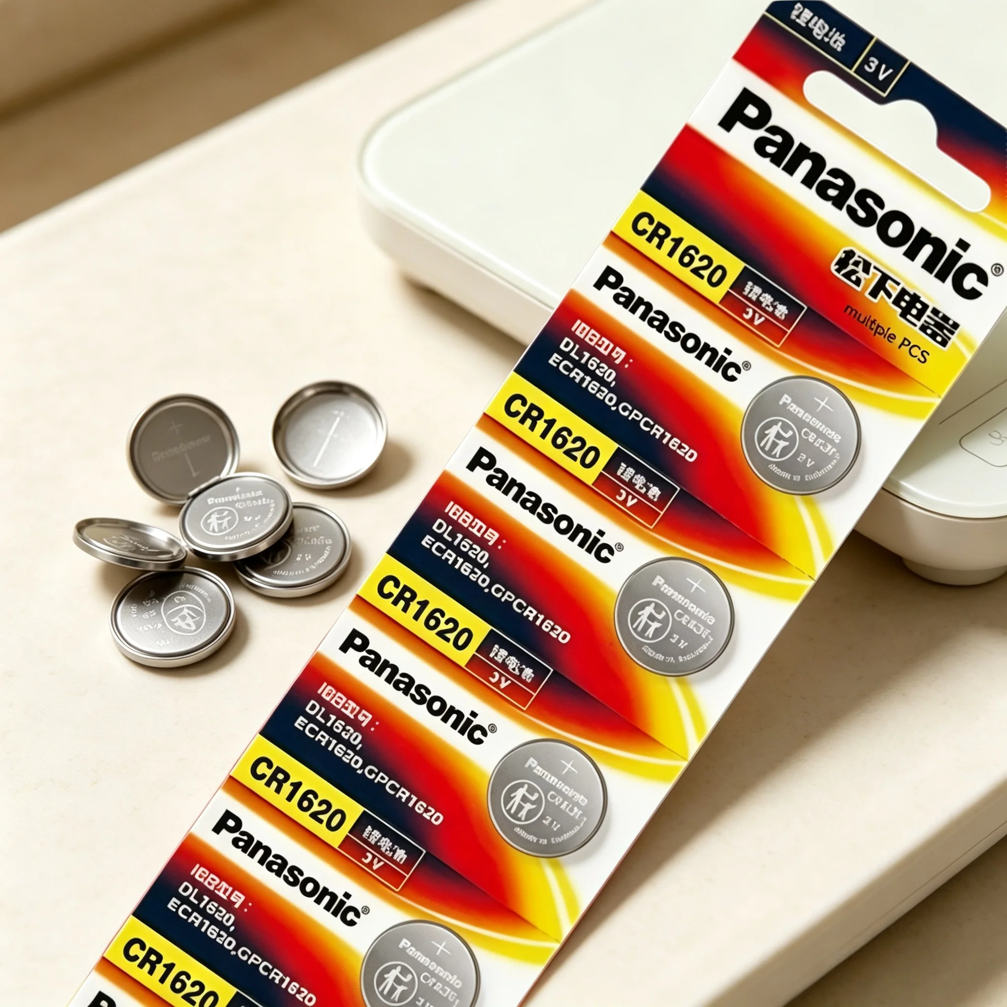 5-50PCS PANASONIC CR1620 CR 1620 3V Lithium Battery For Watch Calculator Clock Remote Control Toys Button Coins Cell