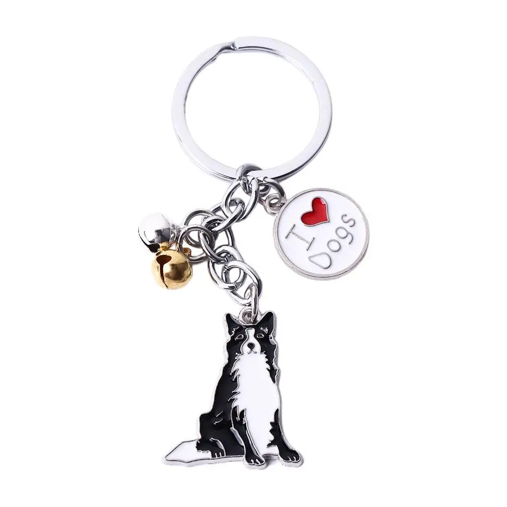 

Bag Jewelry Women Golden Retriever Animal Bell Husky Maltese Dog Keychain Pet Keyring Pet Keychain Dog Pendant