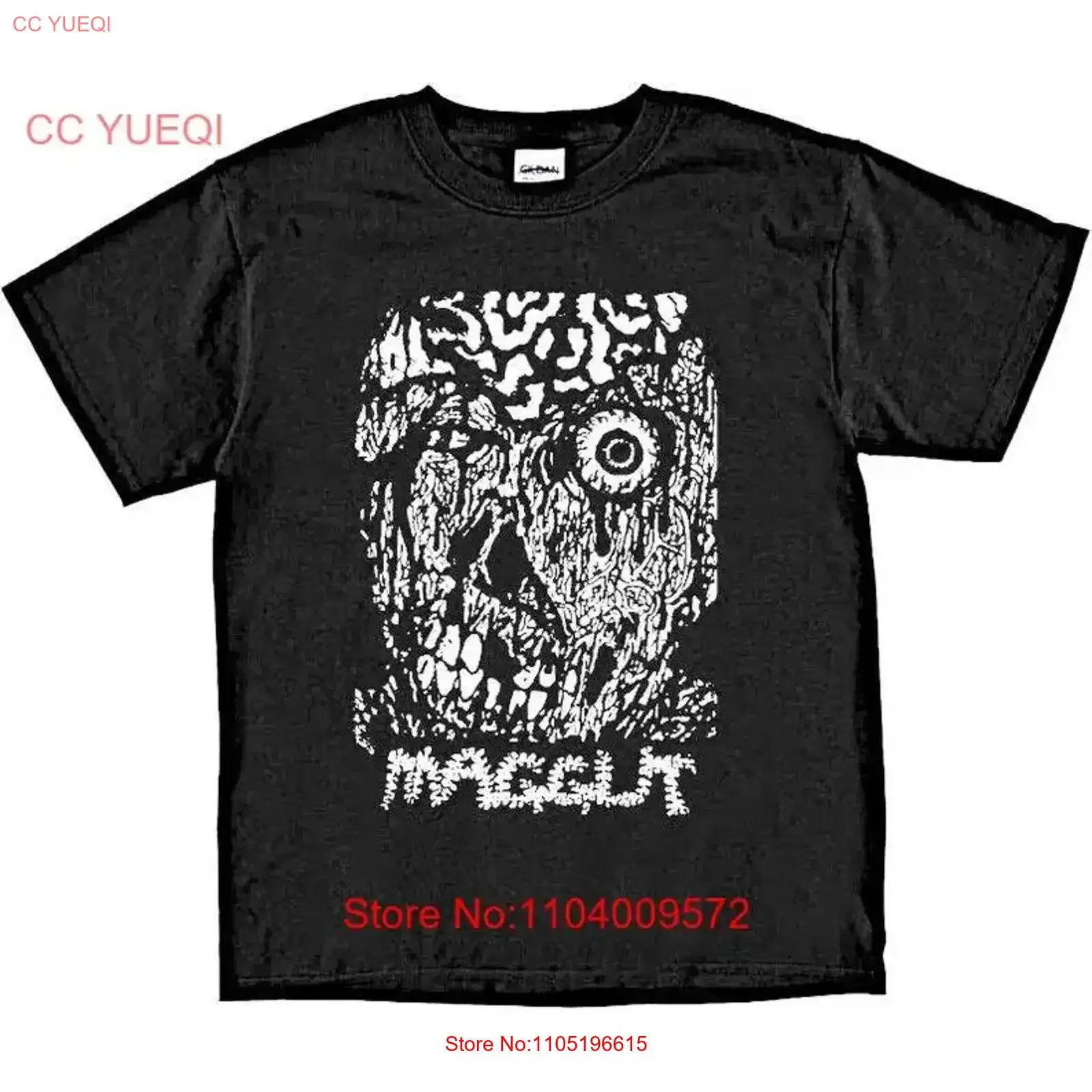 Maggut Goregrind T Shirt Vintage Autophagia Stoma Tu Carne Romperpop Anal Birth vintage Washed Versatile Stretched Slightly