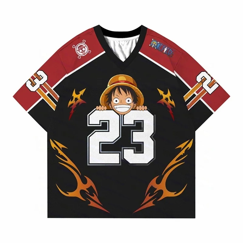 Dragon Ball Kid Goku Retro Gaming V-Ausschnitt-Trikot, schnell trocknendes, atmungsaktives Mesh-T-Shirt für Männer, Frauen, Kinder, Anime-Fans – Detail 8