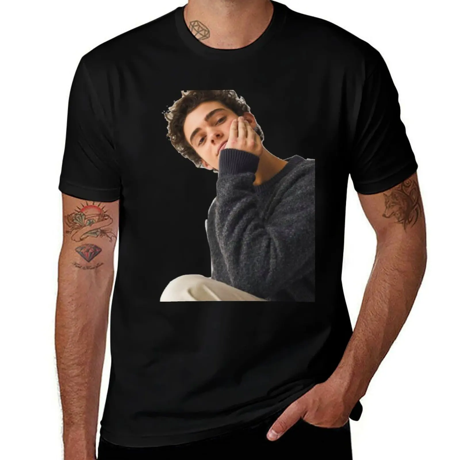 Joshua Basset T-Shirt Daily Wear Plain Short Sleeve Shirt T-Shirt