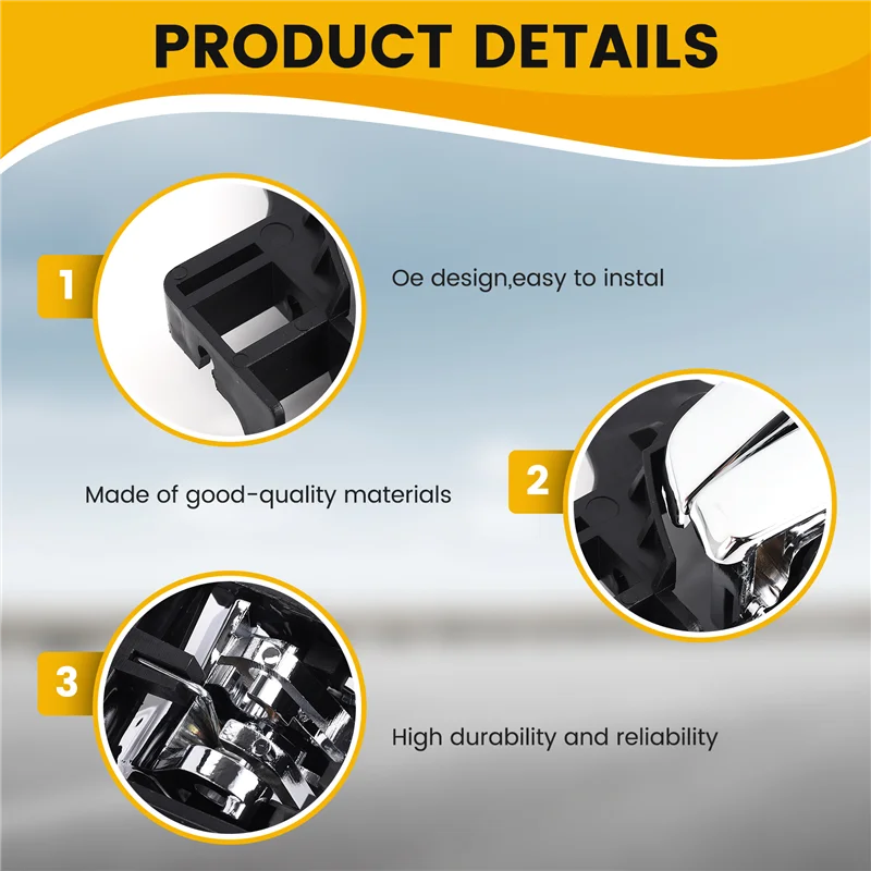

A90E-4PCS Car Inner Door Handle For Hyundai I30 I30CW 2007-2011 826102L010 826202L010