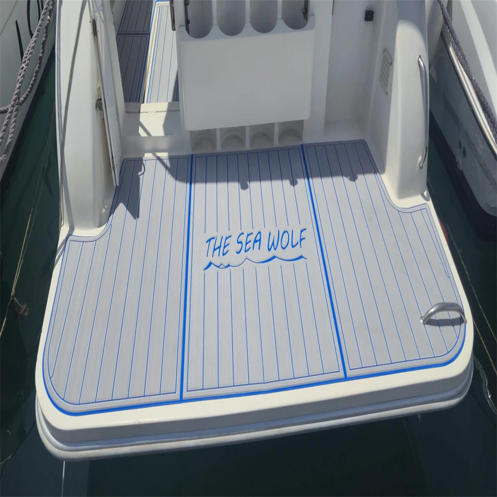 1998 Rio 800 Cabin Fish Swim Platform Cockpit Cabin Boat EVA Teak Deck Floor Mat Seadek MarineMat Gatorstep Style Self Adhesive