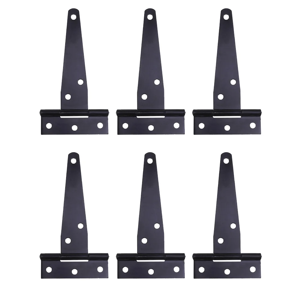 

6 PCS Gate Hinge Heavy Duty Hinges Cabinet Furniture 5 Inches Door Shape