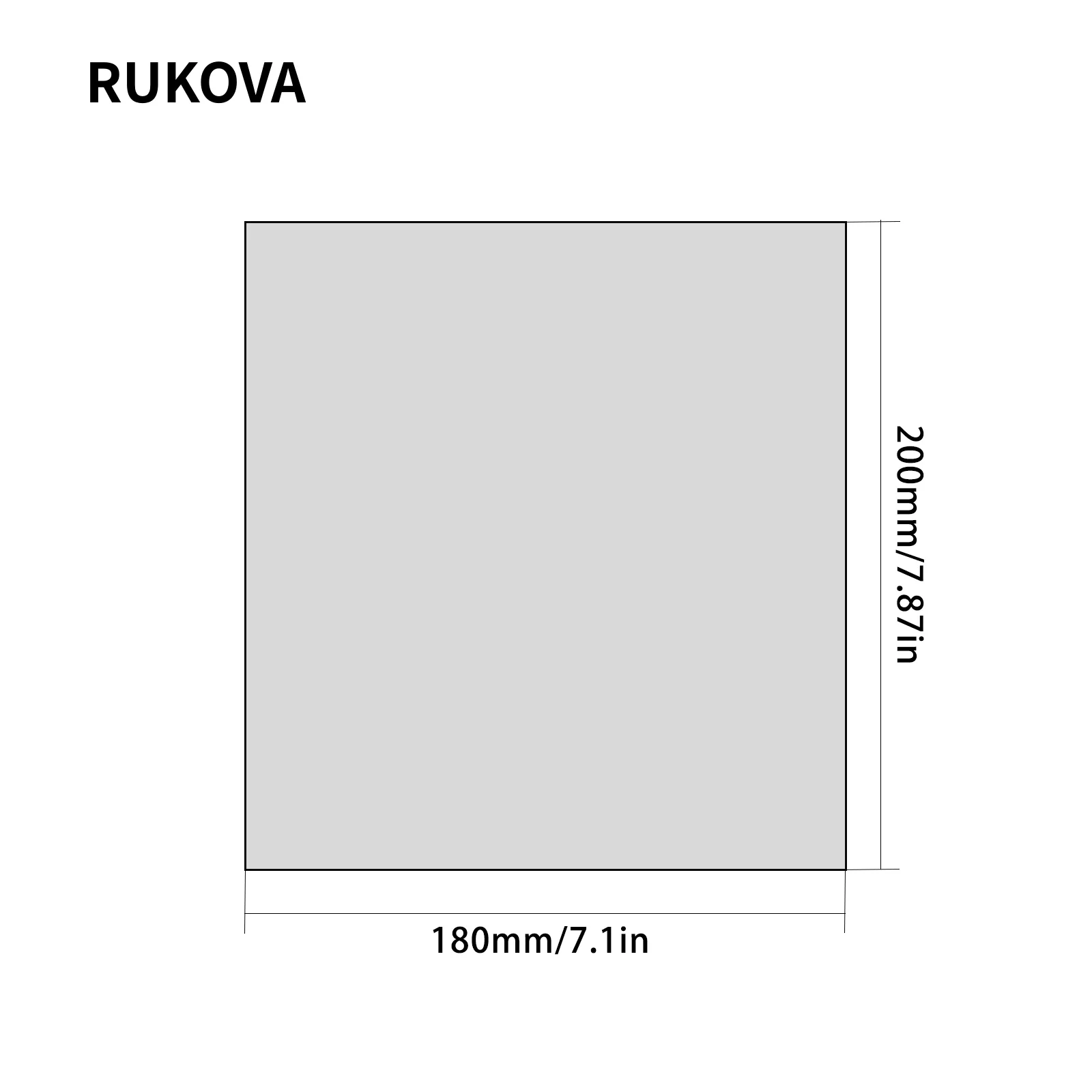 RUKOVA 20×18cm (7.87"×7.09") Self-Adhesive Blank Acoustic Guitar Pickguard Sheet, DIY Custom Scratch Plate Material view 6
