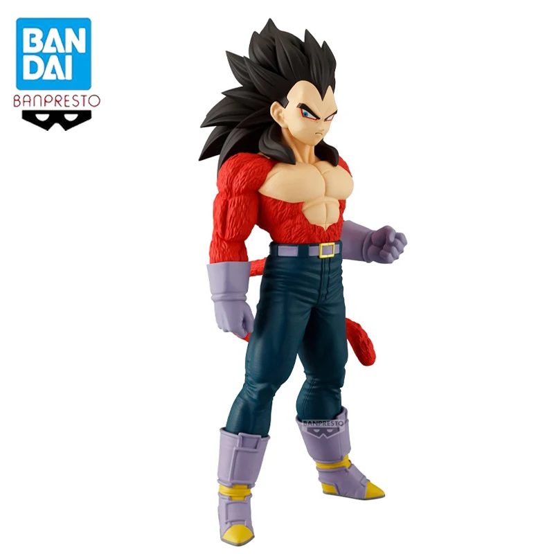 

Dragon Ball GT Original Bandai BANPRESTO SOLID EDGE WORKS Super Saiyan 4 Vegeta Anime Figure Cartoon Collectible Model Doll Gift