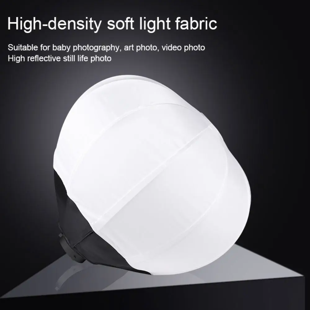 Quick Setup Softbox Ball Diffuser Bowens Mount Metal Softbox Spherical Softbox Mount Softbox Continuous Lighting