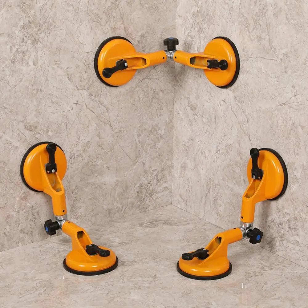 

Double Claw Tile Splicer Suction Cup Angle Adjustable Pulling and Aligning Flat Surfaces Tile Laying Tools Heavy-Duty