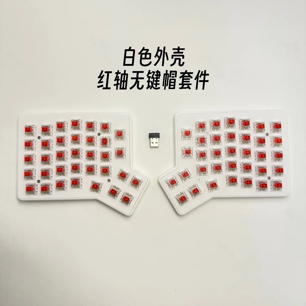 Redox Ergodox VIAL Programmable Split Mechanical Keyboard Wireless Ergonomics 2.4G Hot-Swap Custom Ergonomic Office Accessories