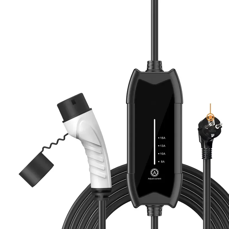 Huarui Portable On-Board Electric Vehicle Charger New Energy Charging Station 7KW IP65 Protection High Flame Retardant Nylon