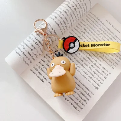 

Pokémon keychain pendant - Cute Pikachu, Fearful Monster, Rainy Dragon, Grandma Rabbit, Flame-Burst Carp, Backpack Decoration, B