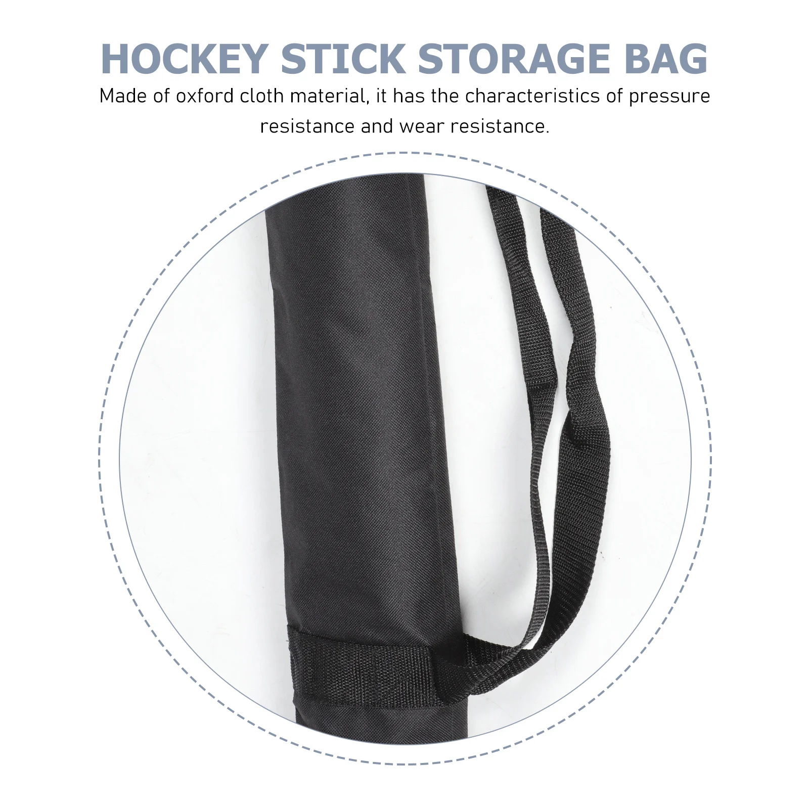 

1pc Ice Stick Bag Outdoor Hockey Supply Waterproof Oxford Cloth Portable Stick Storage Pouch Creative Hockey Carrier