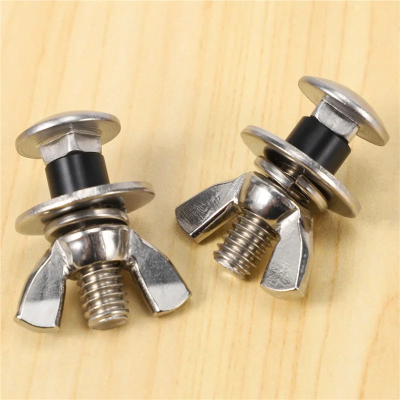 2Pcs 316 Stainless Steel Diving Screws Butterfly Backplate Wing Nuts for Underwater Scuba Diving BCD Accessories