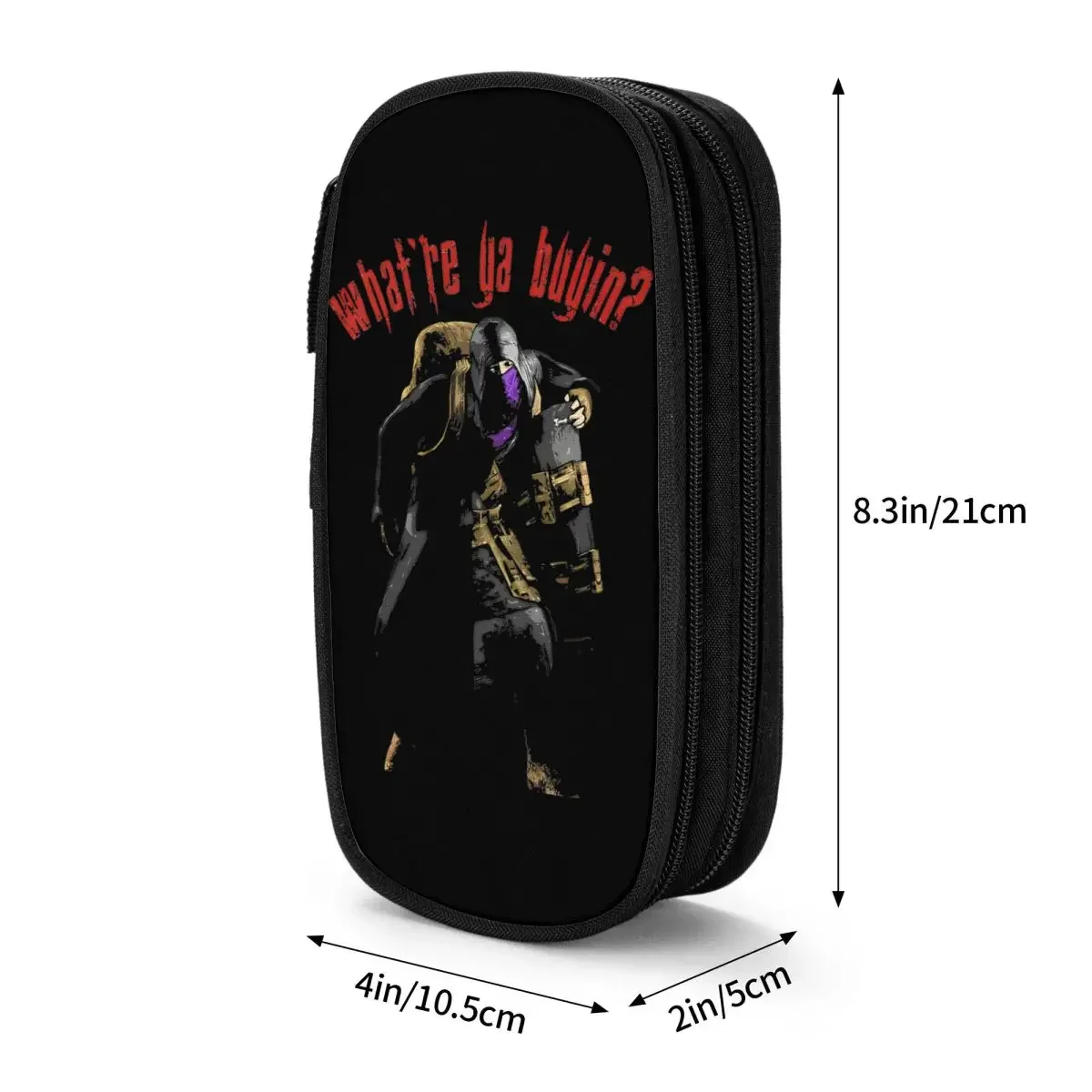 Resident Evils 4 Merchant Game Fans Pencil Cases Pencilcases Pen for Girls Boys Large Storage Bags School Supplies Stationery view 3