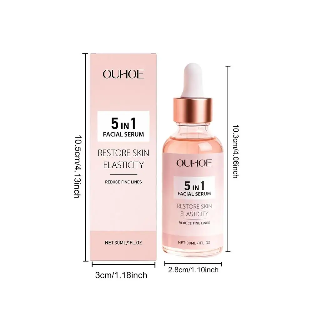 مصل OUHOE 30 مل مضاد للشيخوخة للوجه، مصل إصلاح وشد، يقلل من التجاعيد والبقع الداكنة